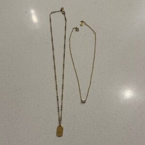 Gorjana Gold Necklace Duo
